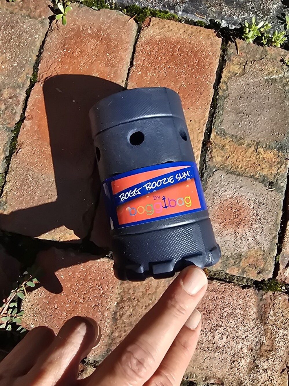 BOGG BAG Navy Blue and Orange Portable Drinkware Shaker
